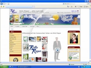 Rollo Rieper Webseite 2009 Von 1998 bis 2018: so haben sich die Internetseiten von Rollo Rieper in 20 Jahren entwickelt – Idee, Gestaltung und Ziele