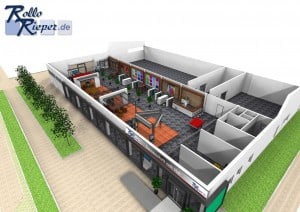 Erste Planungen der neuen Ausstellung in Bremen von Rollo Rieper News: Rollo Rieper kauft neue Firmenimmobilie am Weser-Park in Bremen und schafft weitere neue Arbeitsplätze