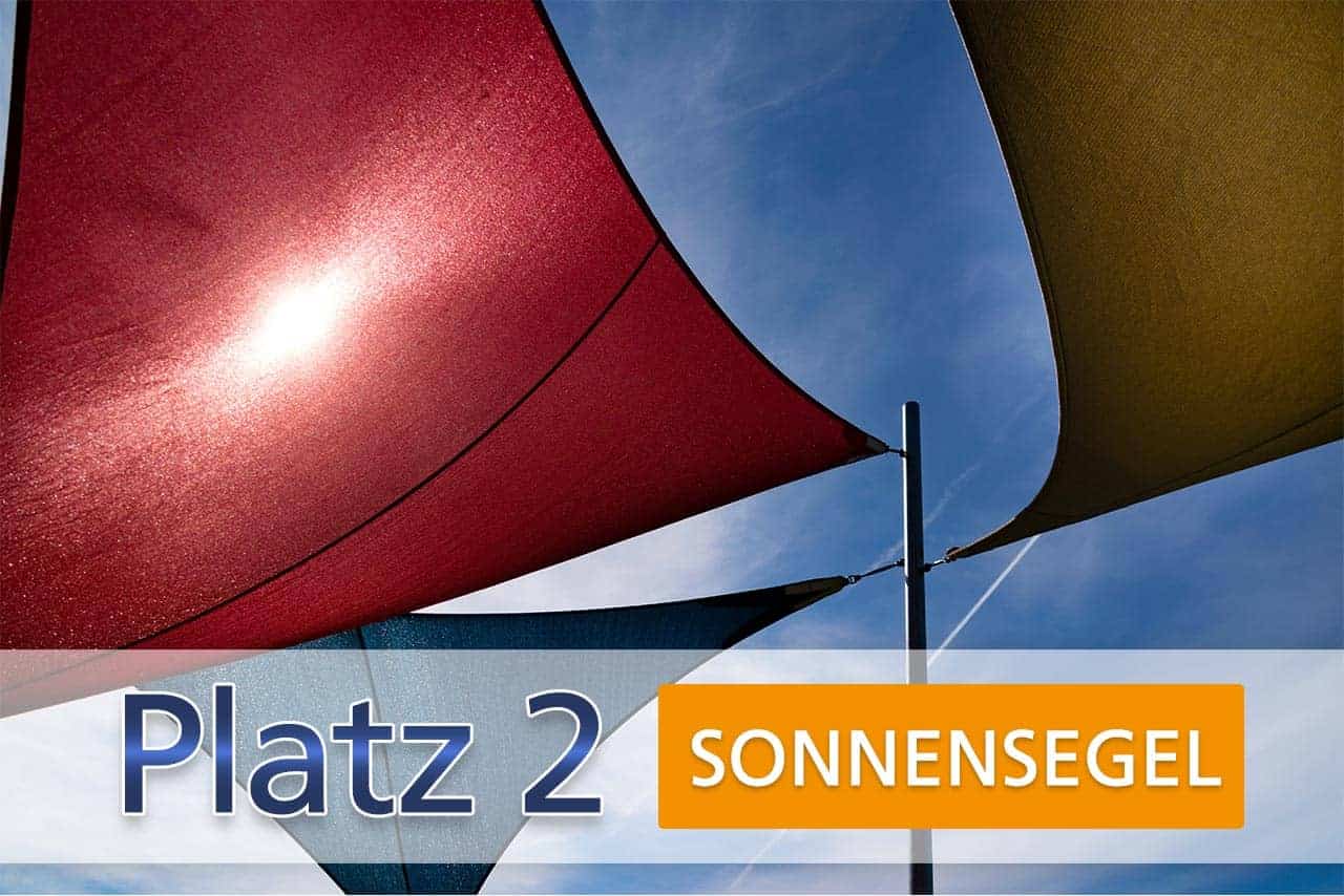 Platz 2: Sonnensegel