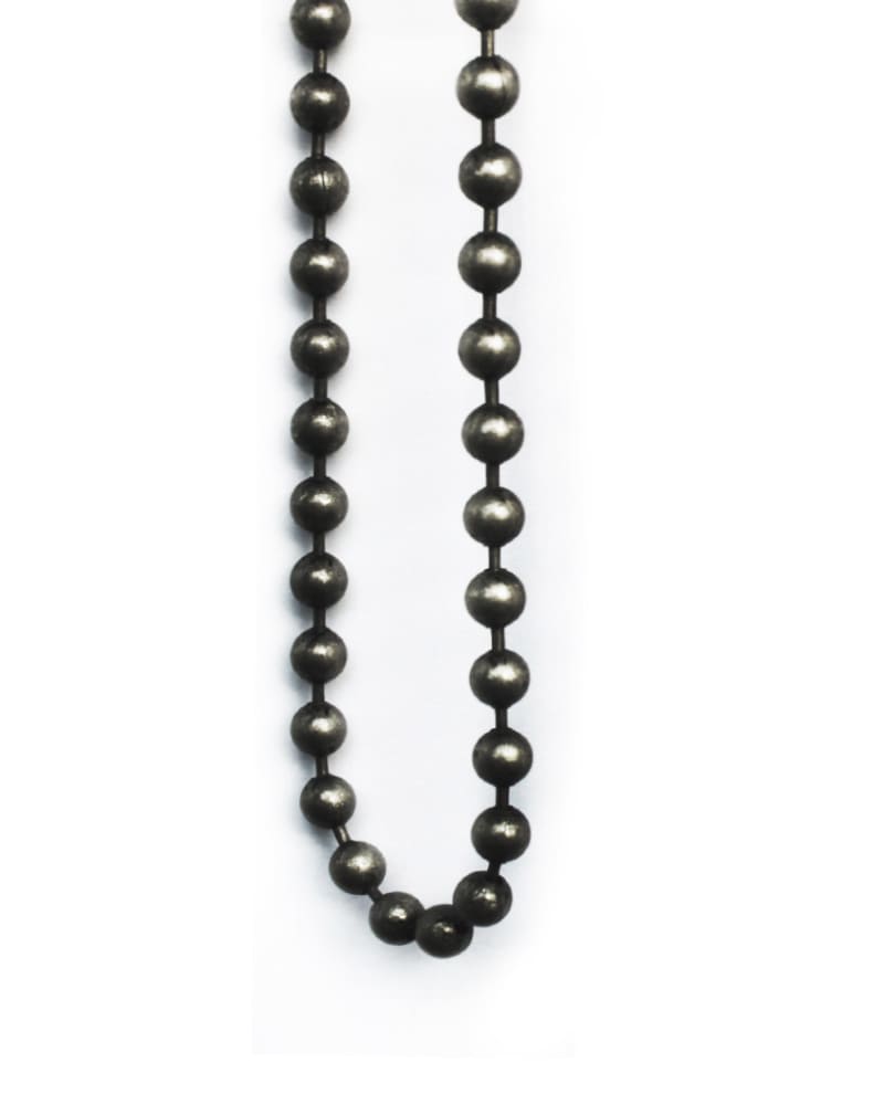 Metallkette - Nickel Black