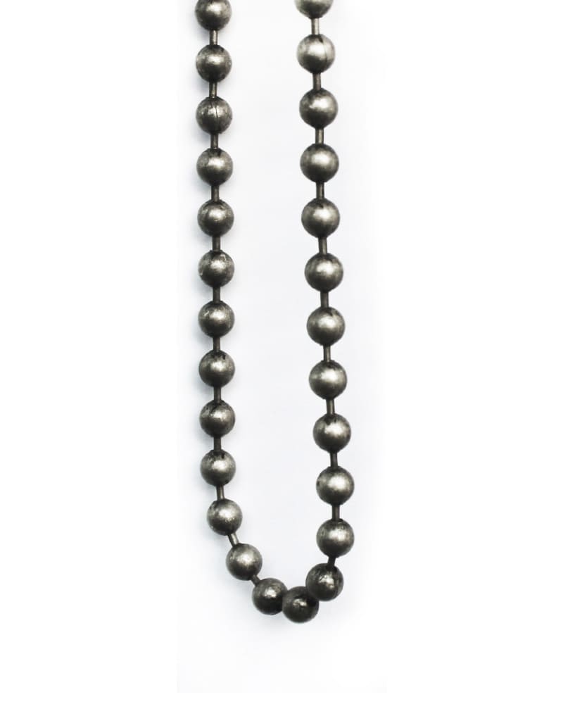 Metallkette - Nickel Grau