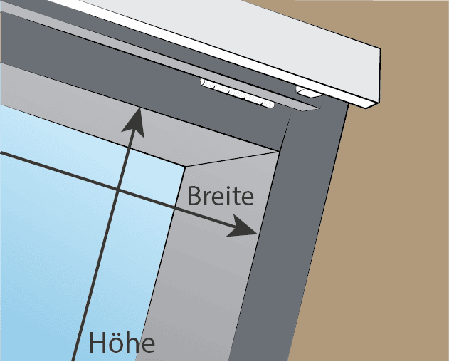 Messanleitung Flügellichtmaß Dachfenster