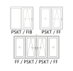 Veka© Parallel-Schiebekipptür Öffnungstypen; Bild: © Veka
