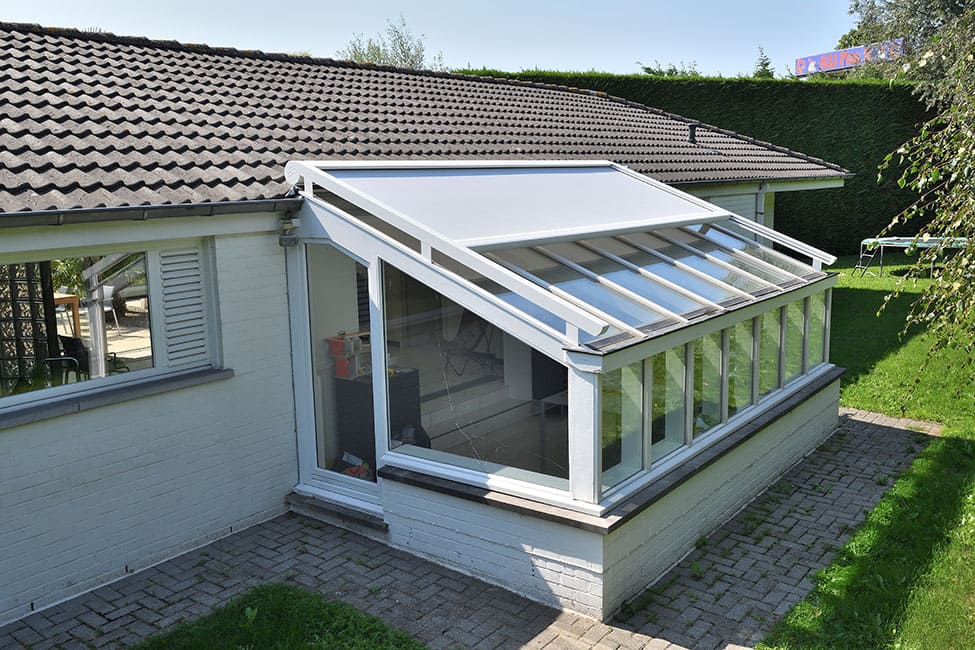 Brustor® Wintergarten-Markise B128, halboffen; © Brustor