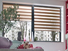 Gardinia® Doppelrollo Mocca; Bild: © Gardinia