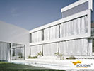 SOLIDAY® Outdoor Vorhang geschlossen; Bild: © SOLIDAY