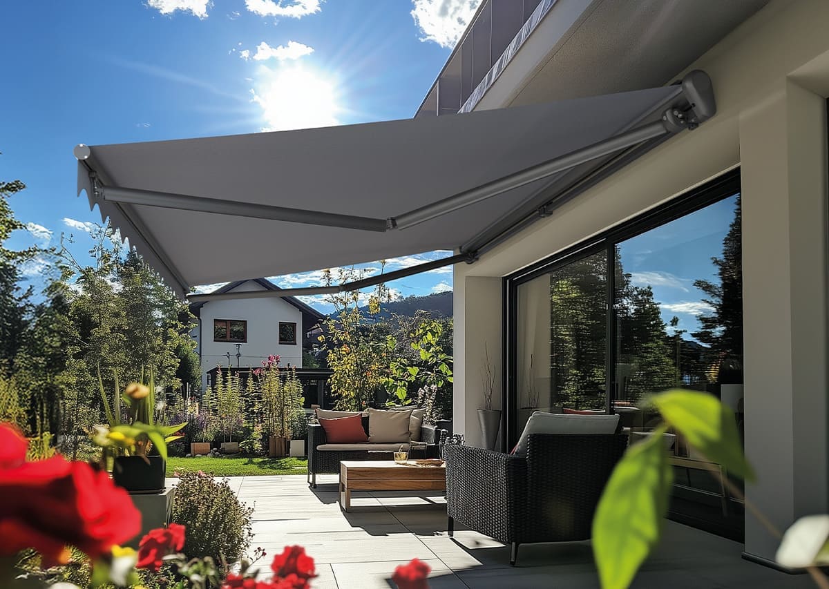 Halbkassettenmarkise Compact Style - Ambiente