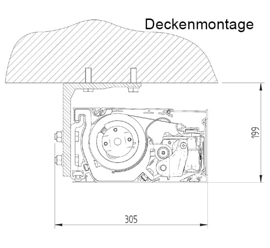 Deckenmontage - Cubeline