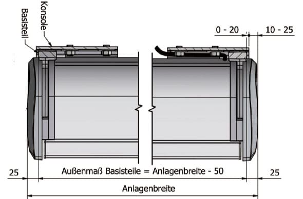 Kassettenmasse Smartline