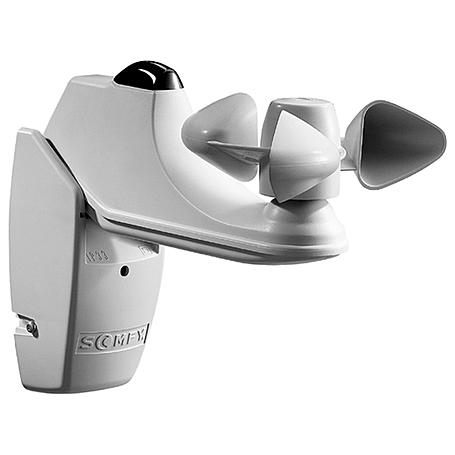 Somfy Soliris io Wind- Sonnen-Sensor 230V mit Regenoption ohne Kabel
