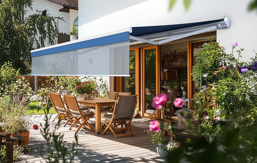 Gelenkarmmarkise Eco Plus- Flexibelität für Ihre Terrasse