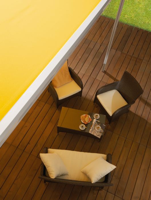Pergolamarkise Caprio Pergola als Terrassenüberdachung