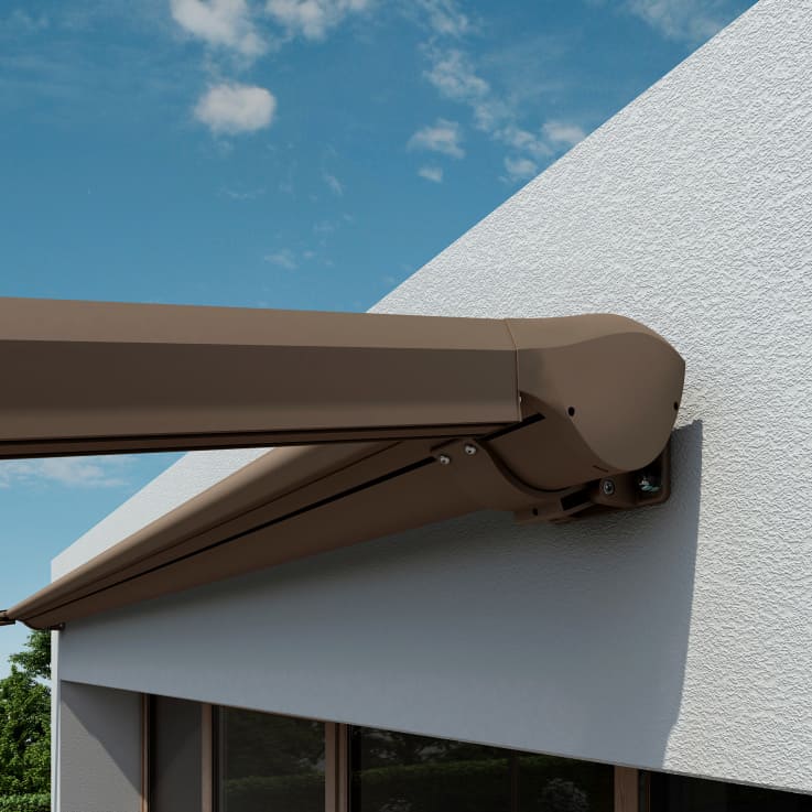 Caprio Pergola Wandanschlussprofil in RAL Tönen