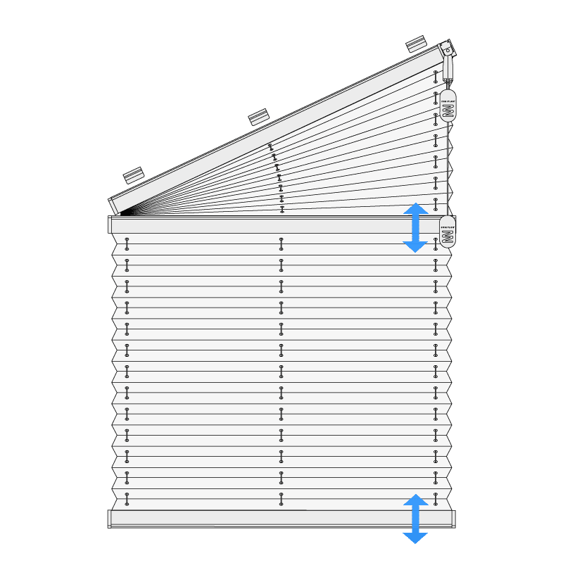 Cosiflor Plissee F Slope 1 Cosiflor Plissee F Slope 1