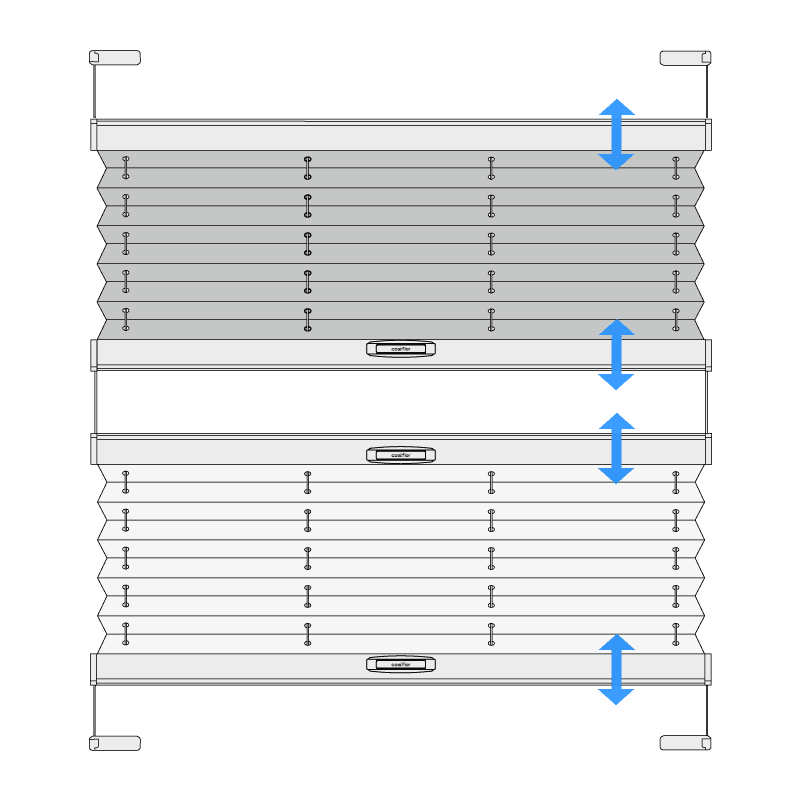 Cosiflor Plissee VS2+2