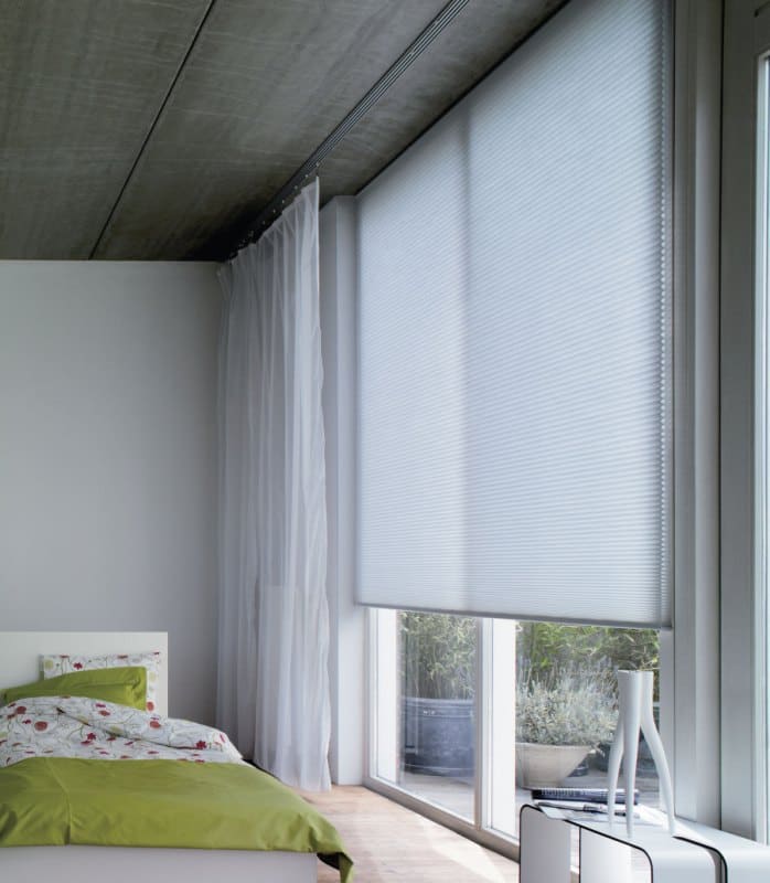 Cosiflor Plissee FK mit DUETTE® Stoff