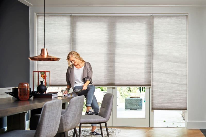 Cosiflor Plissee F1 mit DUETTE® Stoff