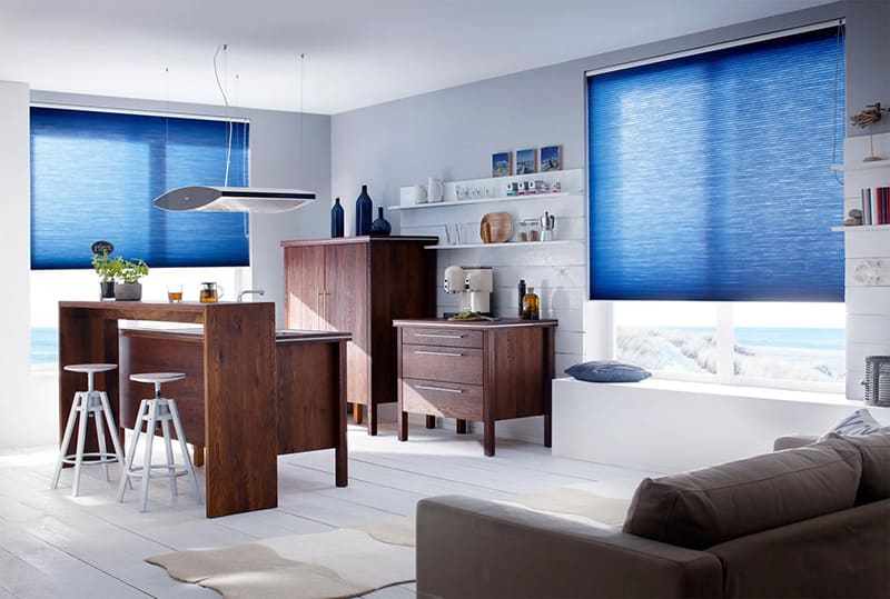 Cosiflor Plissee FK mit DUETTE® Stoff