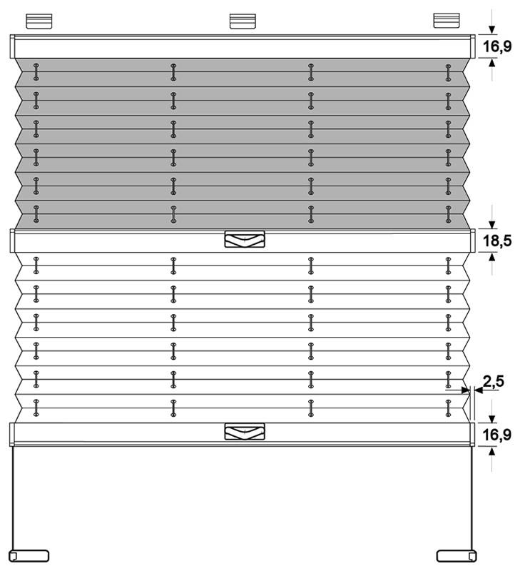 Cosiflor Plissee VS3 Schemata