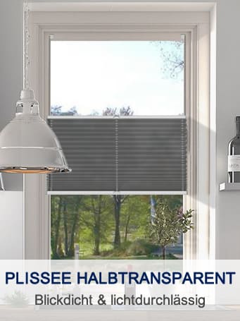 Halbtransparenter Plisseestoff