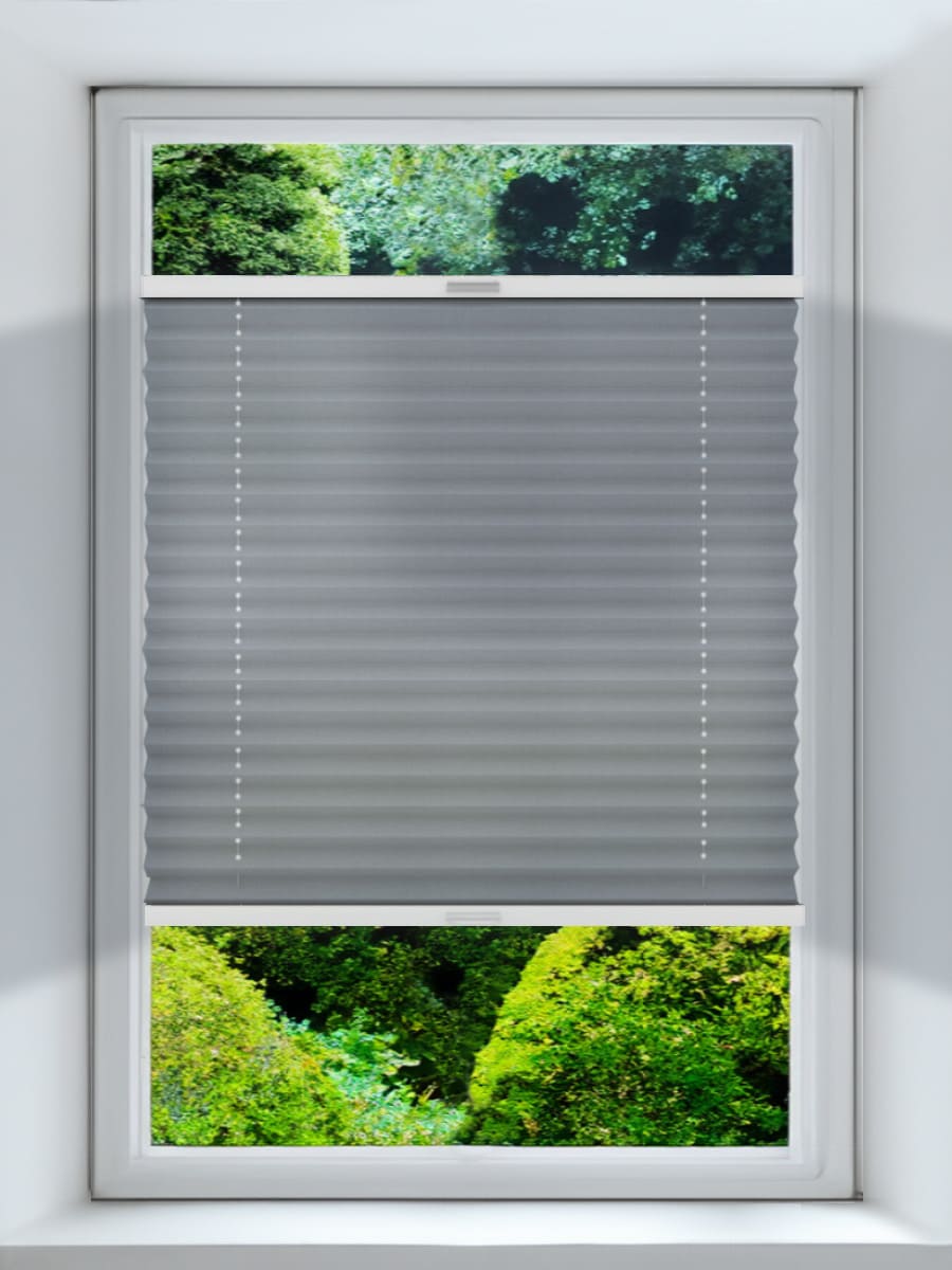 Halbtransparenter Plisseestoff