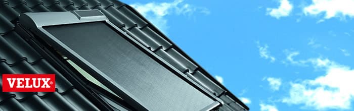 VELUX&reg; Dachfenstermarkise mit INTEGRA&reg; Solar System