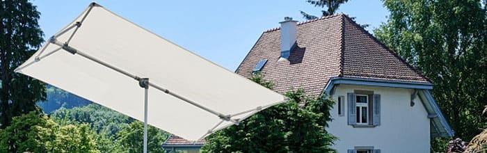 Teleskoparmschirm Flex-Roof