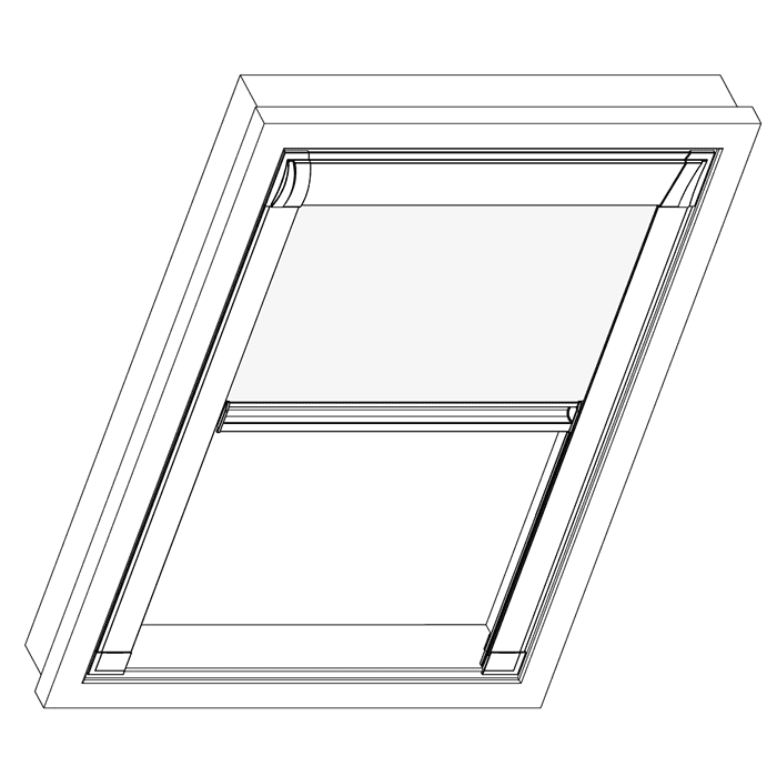 Dachfensterrollo DFA Zeichnung