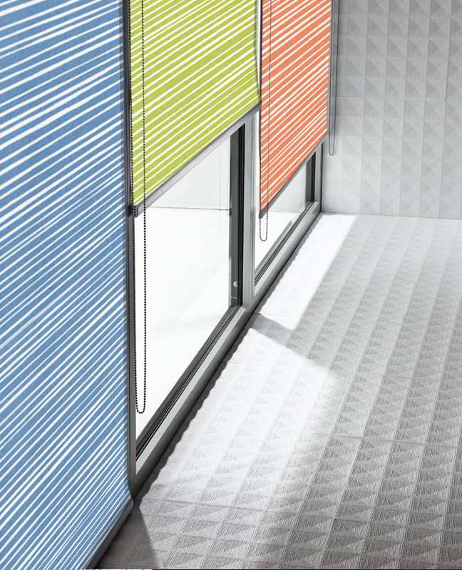 Kettenzugrollo mit Stoff G002, G025 und Y023