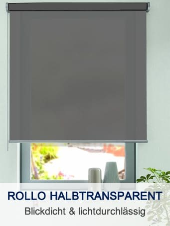 Halbtransparenter Rollostoff
