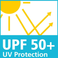 Hoher UV Schutz dank 50plus