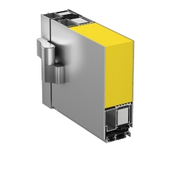 Musterecke eines T&uuml;rrahmens mit beidseitiger Fl&uuml;gel&uuml;berdeckung