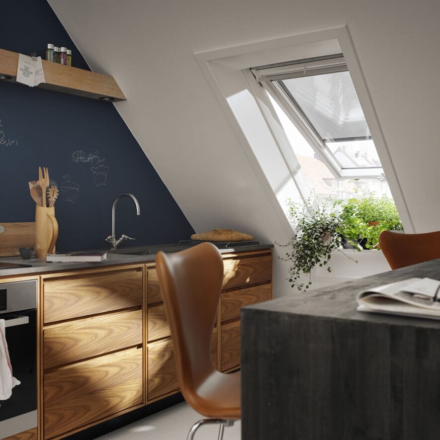 Dachfenster Markise Integra mit Funksteuerung