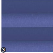 Plissee Farbe blau blau 1268