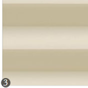 Plissee Farbe Uni creme 1258