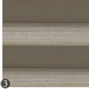Plissee Farbe cappuccino 1264
