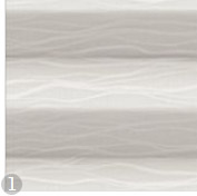 Plissee Farbe weiß 1257