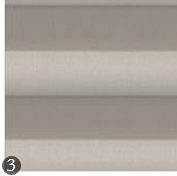 Plissee Farbe sand 1259