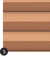 Wabenplissee Farbe Uni Goldbeige (1049)