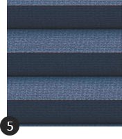 Wabenplissee Farbe Uni Blau (1156)