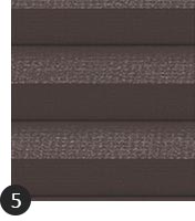Wabenplissee Farbe Uni Braun (1159)