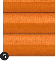 Wabenplissee Farbe Uni Orange (1161)