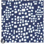 Sichtschutzrollo Farbe blau weiss 4160
