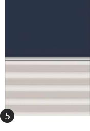 Verdunkelung Plus Farbe Uni Dunkelblau/Weiß (1100/1016)