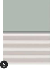 Verdunkelung Plus Farbe Uni Hellgrau/Weiß (1705/1016)