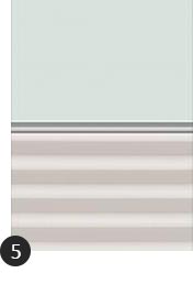 Verdunkelung Plus Farbe Uni Pastellblau/Weiß (4555/1016)