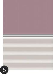 Verdunkelung Plus Farbe Uni Zartrosa/Weiß (4565/1016)