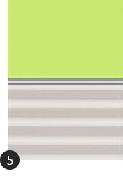 Verdunkelung Plus Farbe Uni Lindgrün/Weiß (4569/1016)