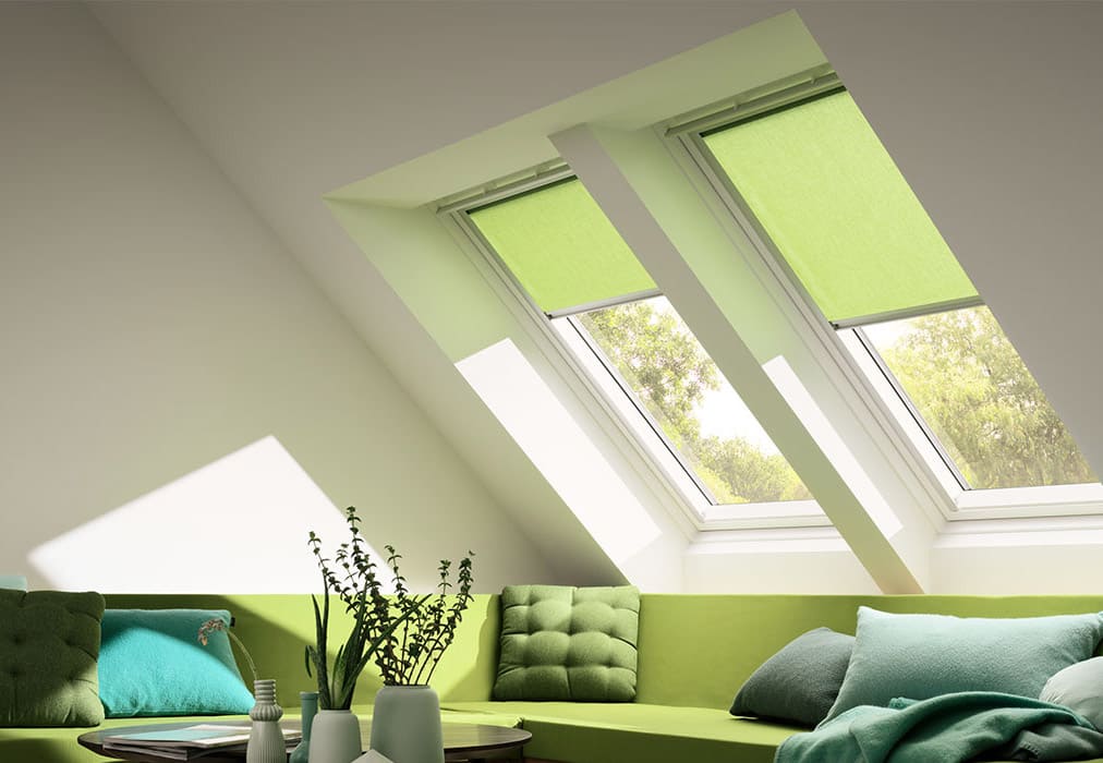 Dachfenster Sichtschutzrollo von VELUX