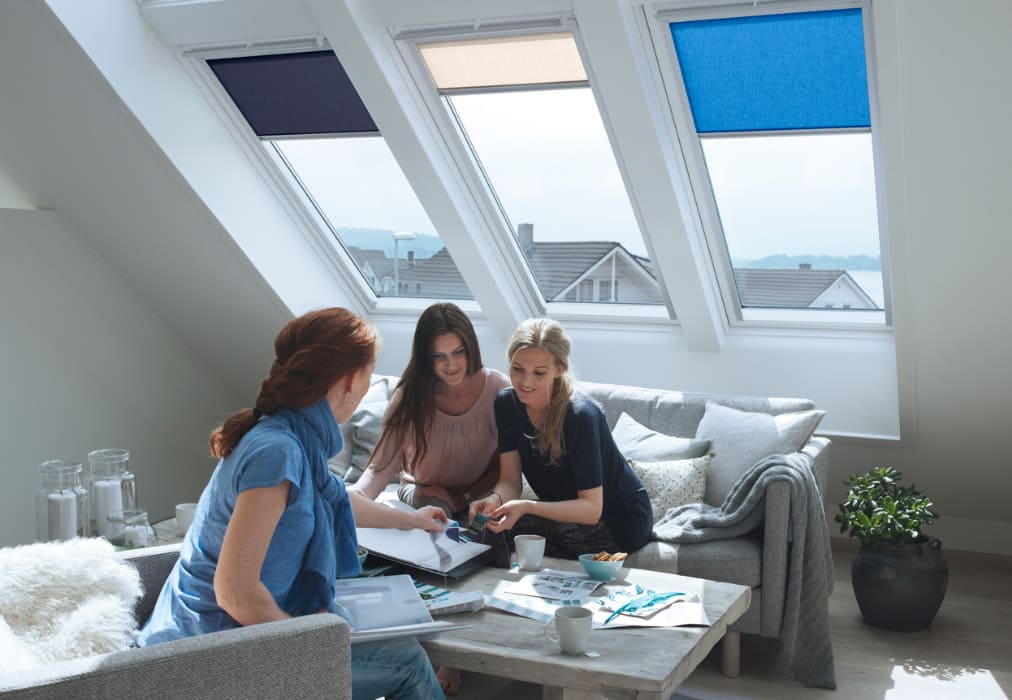Velux Sichtschutzrollo Ambientebild